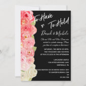 水彩花卉明信片/婚后邀请函 招待状 (正面)