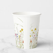 水彩花卉杯子 紙コップ (右)