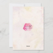 水彩花卉母亲节快乐问候卡 シーズンカード (裏面)