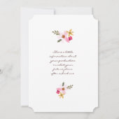 水彩花卉渐变公告 案内状 (裏面)