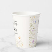 水彩花卉爱情绽放 婚前庆祝会 紙コップ (右)