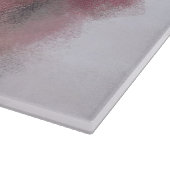 水彩花卉玫瑰花束模板 カッティングボード (角)