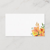 水彩花卉约会夜创意 \ 约会罐 エンクロージャーカード (裏面)