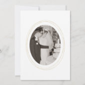 水彩花卉绿植照片 60周年纪念 招待状 (裏面)