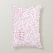 水彩花卉艺术 名称 粉色 白色 女孩风格 甜美 アクセントクッション (正面(垂直))