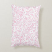 水彩花卉艺术 名称 粉色 白色 女孩风 可爱 アクセントクッション (裏面(縦))