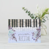 水彩花卉音乐会 招待状 (スタンド正面)