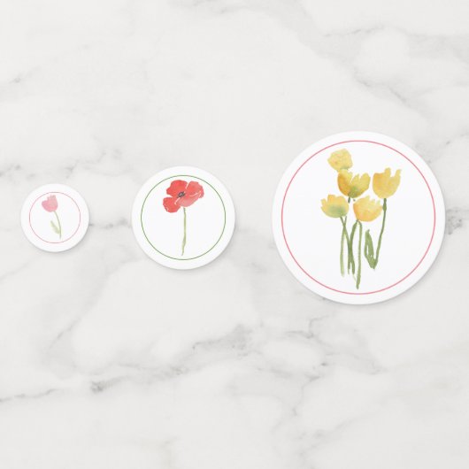 水彩花卉 コンフェッティ (正面)