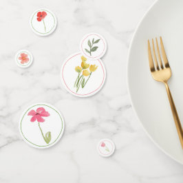 水彩花卉 コンフェッティ