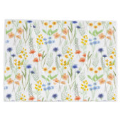 水彩花卉 ラージペーパーバッグ (裏面)