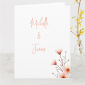 水彩花卉 专业 时尚 カード (黄色い花)