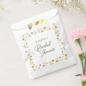 水彩花卉 婚前小聚会 フェイバーバッグ (封をした状態)