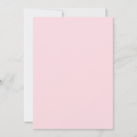 水彩花卉 婚前小聚 招待状 (裏面)