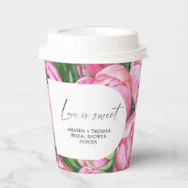 水彩花卉 - 婚前小聚 紙コップ