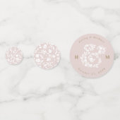 水彩花卉&婚礼餐桌彩纸 コンフェッティ (正面)