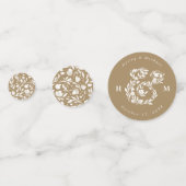 水彩花卉&婚礼餐桌彩纸 コンフェッティ (裏面)