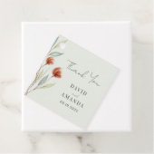 水彩花卉 淡绿色 フェイバータグ (インサイチュ)