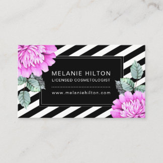 水彩花名刺 名刺