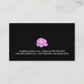 水彩花名刺 名刺 (裏面)