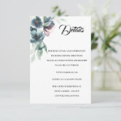 水彩花囲いカード詳細 エンクロージャーカード (スタンド正面)