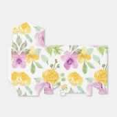 水彩花園の花柄 フェイバーボックス (折り畳みなし)