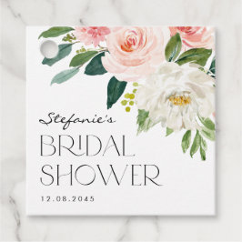 水彩花園花卉 春季婚前小聚会 フェイバータグ