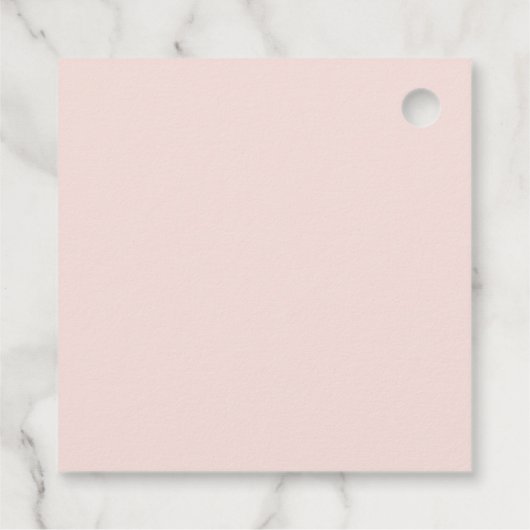 水彩花園花卉 春季婚禮前夕派對 フェイバータグ (裏面)