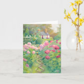 水彩花園 カスタマイズ可能 カード (黄色い花)