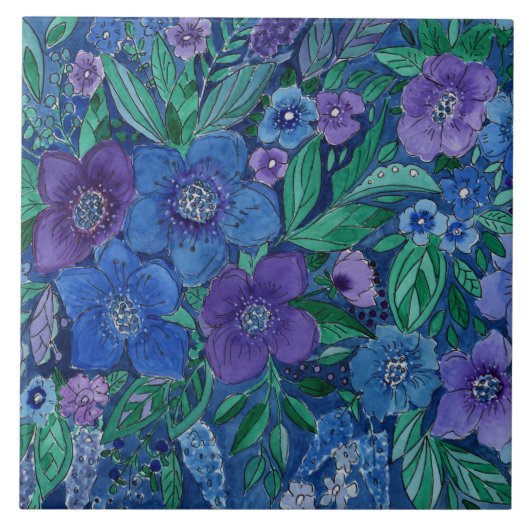 水彩花園 タイル (正面)