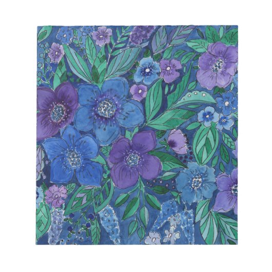 水彩花園 ノートパッド (正面)