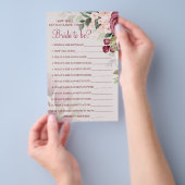 水彩花嫁のゲームカードを知ってるか チラシ (ハンドル)