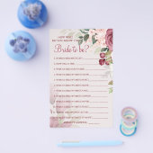 水彩花嫁のゲームカードを知ってるか チラシ (シングル)