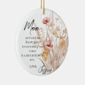 水彩花嫁の母 セラミックオーナメント (右)