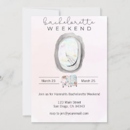 水彩花嫁独前夜祭 招待状