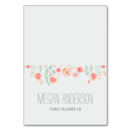 水彩花座席表 テーブルナンバー