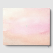 水彩花弁とプロセッコ サマーブライダルシャワー ゲストブック (裏面)