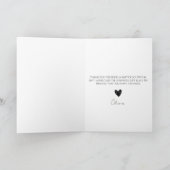 水彩花弁とプロセッコ サマーブライダルシャワー サンキューカード (内部)