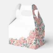 水彩花弁とプロセッコ サマーブライダルシャワー フェイバーボックス (裏面サイド)