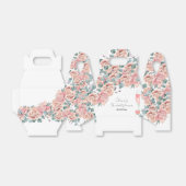 水彩花弁とプロセッコ サマーブライダルシャワー フェイバーボックス (折り畳みなし)