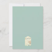 水彩花招待状 招待状 (裏面)