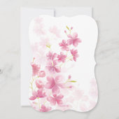 水彩花招待状 招待状 (裏面)