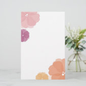 水彩花文房具 便箋 (スタンド正面)