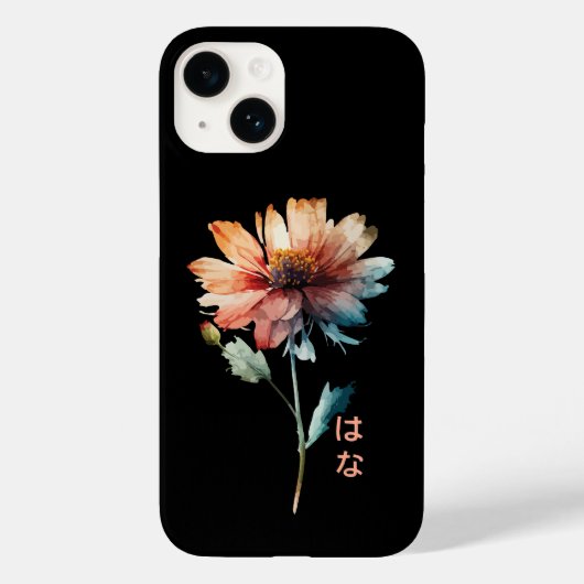 水彩花日本の Case-Mate iPhoneケース (裏面)