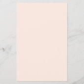 水彩花書道スクリプト紙メニュー チラシ (裏面)