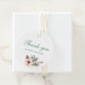 水彩花束ウェディングギフトタグ 感謝の気持ちを表す フェイバータグ (インサイチュ)