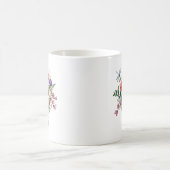 水彩花束トンボマグ コーヒーマグカップ (中央)