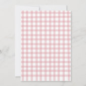 水彩花束リボン感謝カード 招待状 (裏面)