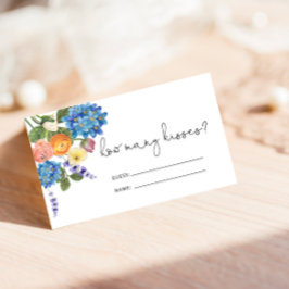 水彩花束推測キスカードの数 エンクロージャーカード