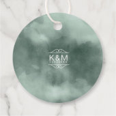 水彩花束結婚の感謝赤面ID654 フェイバータグ (裏面)