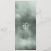 水彩花束結婚の赤面ID654 メニュー (裏面)